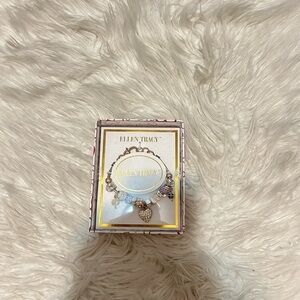 Purple charm bracelet